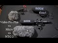 Rode Mic Comparison & Unboxing: Videomic Pro Plus vs Video Micro vs NTG2