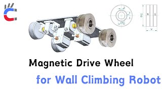 Magnetic Wheel for Wall Climbing Robot| @ccmagnetics