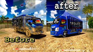 modif dan restorasi truk wahyu abadi kusam menjadi truk wahyu abadi keren - ES truk simulator ID