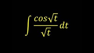 Integral of cos(sqrt(x))/sqrt(x) - Integral example