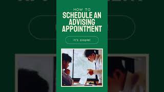 Scheduling an Academic Advising Appointment
