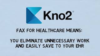 Kno2 Fax for Healthcare