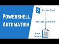 Powershell Automation | Execute Command & Save Output to File | Python