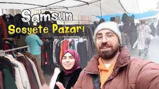 SAMSUN SOSYETE PAZARI | Neler Aldık? Benimle Bir Pazar Günü Vlog