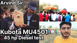 #KubotaMU4501 #Dieseltest हुआ 2मीटर रोटावेटर से @Wantvishal@ManojDey@SandeepSeminars