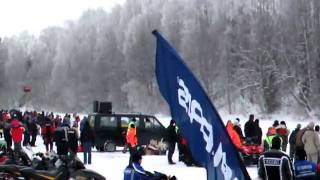 Snowmobile Speed Race Muhos 2007 part 7 (199km/h)