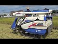 イセキコンバイン hfg433 名子の田んぼ2023（田んぼ１枚目 iseki combine harvester hfg433 nago rice field 2023