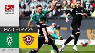 Bremen back on top! | SV Werder Bremen - Dynamo Dresden 2-1 | Highlights | Matchday 25 -Bundesliga 2