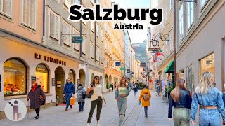 Salzburg, Austria 🇦🇹 | Walking in the Footsteps of Mozart | 4K HDR 60fps Walking Tour