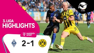 SV Waldhof Mannheim - Borussia Dortmund II | Highlights 3. Liga 22/23