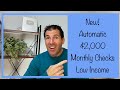 New! Automatic $2,000 Monthly Checks for the Low Income - This is Promising