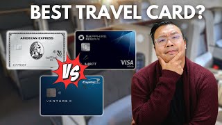 Amex Platinum vs Sapphire Reserve vs Venture X (Full Comparison)