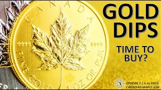 ½ Ounce Gold Canadian Maple Leaf | Ep. 7 Spot Price Pullback Offers Buying Opportunity