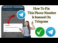 How To Fix Telegram This Phone Number is Banned [Recover]