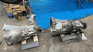 BMW 6 Speed (420g) Transmission Swap into E36 M3 - 5 Speed previously installed.