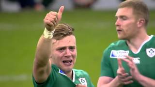 TEARS: Ian Madigan gets the heart pumping after Ireland win