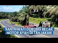 Video Santriwati Dorong Becak Motor Ayah Usai Dijemput dari Pesantren