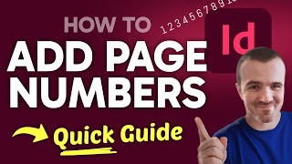 How to ADD Page Numbers in Adobe InDesign (Step by Step)