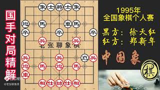 1995年全国象棋个人赛，小说《棋王》原型太凶悍，开局弃车抢攻！徐天红竟丢盔弃甲