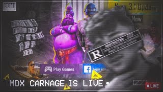 💙 WOW MODE BGMI 3.1 UPDATE  💙 || BGMI LIVE 🔴 WITH MDX CARNAGE