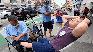 HARDCORE Chinese Street Massage Fixes My Broken Ankle