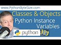 Python Instance Variables