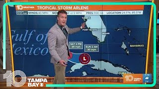 Tracking the Tropics: Tropical Storm Arlene expected to weaken Saturday