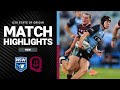 NSW v QLD | Under 20 State of Origin 2019 | Match Highlights | NRL