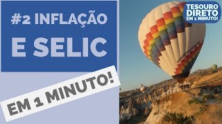 #2 - O QUE É INFLAÇÃO, IPCA, SELIC E CDI - TESOURO DIRETO EM 1 MINUTO!