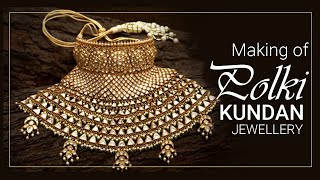 Craftsmanship of Polki Kundan Lightweight Jewellery - Watch Jewel Partner's Jewellery Making