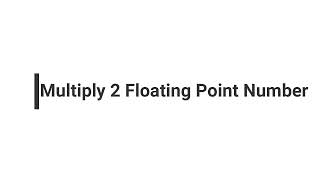 Java Program to Multiply two Floating Point Numbers | | Java Practical Interview Question | 03