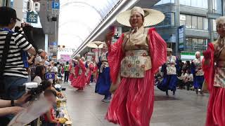 天空しなと屋　しん 　高知よさこい２０１７　　全国大会帯屋町筋　４ｋ