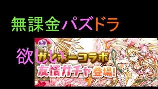 【パズドラ】塗り絵サクヤを狙って友情ガチャ60連