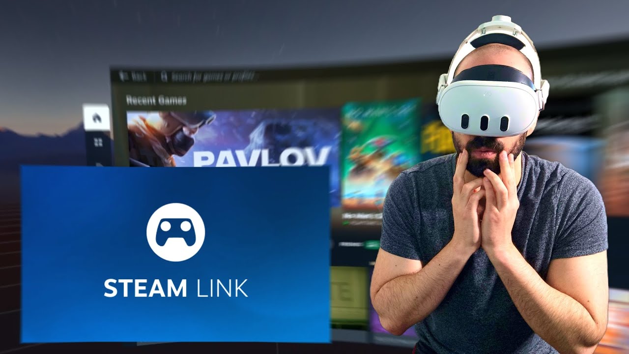 Easiest Way To Play Steamvr Games On Quest Steam Link Youtube