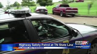 Highway Safety Patrol at TN State Line