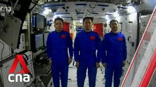 President Xi Jinping holds video call with Chinese astronauts aboard space station