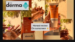 Derma Co Pore Minimising Sunscreen☀️Primer in sunscreen🤔#skincare #beauty #explore#review #trending