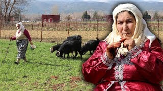 Kınalı elleri, kırmızı elbisesi ve yanından ayırmadığı sipsisiyle o bir 'Yaşayan İnsan Hazinesi'