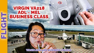 VIRGIN Australia BUSINESS Class Adelaide to Melbourne #VirginAustralia #TripReport #Travel