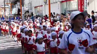 坂戸市私立幼稚園ユニット　2018 8 18 坂戸夏よさこい 北口会場