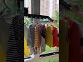 efficient space saving laundry solution folding clothes drying hanger ondaum world