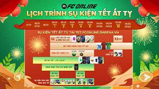 Lịch trình chuỗi sự kiện FREE Tết Ất Tỵ 2025 FC Online - 21.01 - 09.02.2025