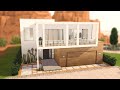 MODERN DESERT HOME [No CC] Sims 4 Speed Build (Stop Motion)