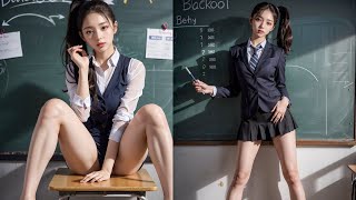 [4k] ai lookbook 19, classroom