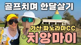 [1월2월 동남아 골프여행]#1 마지막 여행지 치앙마이에 한달살러 왔어요! 성수기에 빌리는 렌트카 D콘도싸인 그리고 작년보다 비싸진 골프장가격😅#골프자유여행#부부골프