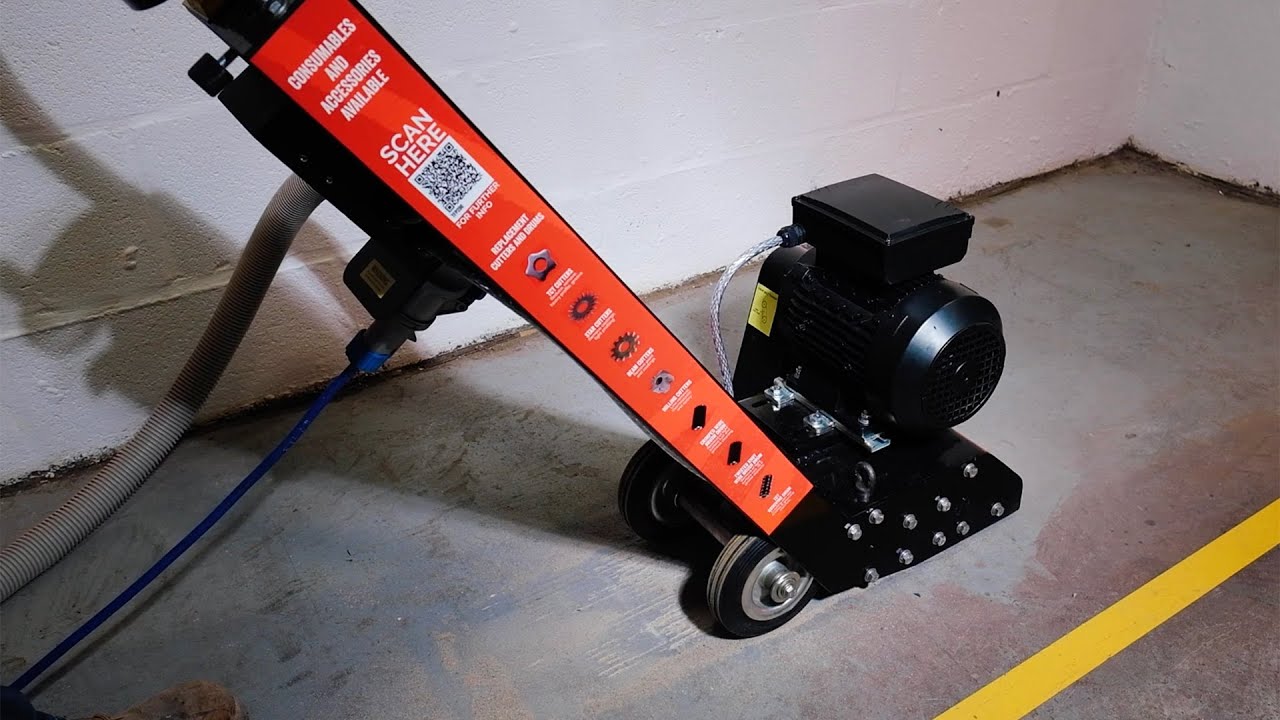 TFP 200 Concrete Scarifier & Deck Crawler – Concrete Surface ...