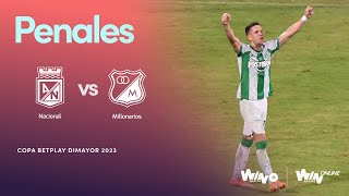Nacional vs. Millonarios (penales) | Copa BetPlay Dimayor 2023 | Final - Vuelta