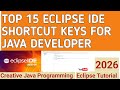 Eclipse Shortcuts For Java Developers 
