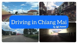 Driving in Chiangmai 2021 ถนนวัวลาย ถนนมหิดล  ถนนสมโภชเชียงใหม่700ปี