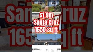 1650 sq st $1.9m Santa Cruz Ca #siliconvalley #cupertino #realestate #bayarearealestate #wfh